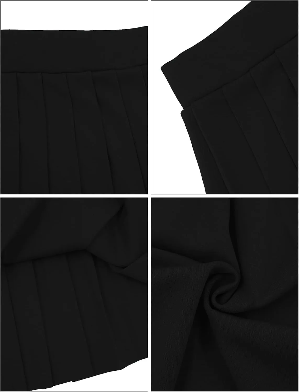 Aivtalk Mini Pleated Skirts for Women Mini Skirt with Slit Girl Y2k Short Cargo Skirt A-line Pleated Skirt