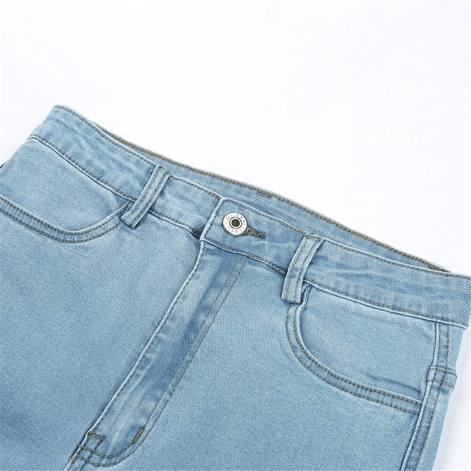 Andongnywell Womens Skinny Jeans High Waisted Stretch Slim Denim Butt Lift Pencil Pants Trousers with Pocket Zipper