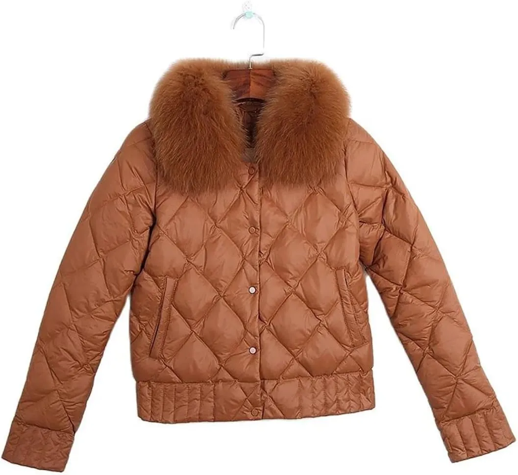 Autumn Winter White Duck Down Coat Women Warm Short Slim Puffer Jacket Female Casual Parkas