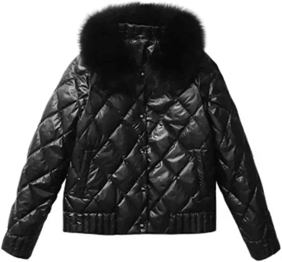 Autumn Winter White Duck Down Coat Women Warm Short Slim Puffer Jacket Female Casual Parkas