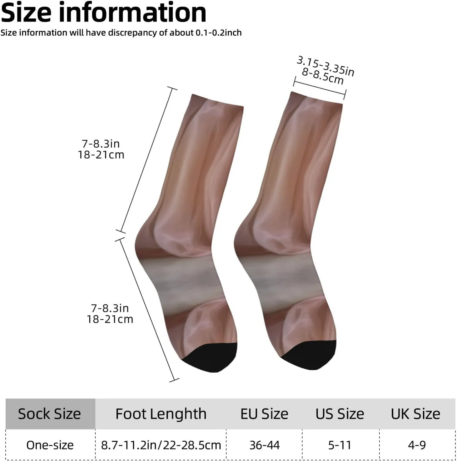 Ballet Shoes1 Print Fun Contrast Socks,Novel Crazy Cool Socks,Pattern Funky Novelty Socks,Unisex Bulk Socks