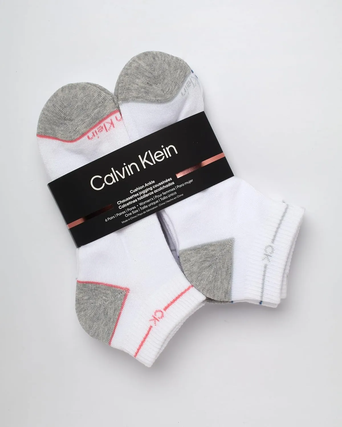 Calvin Klein Women's Quarter Socks - 12-Pack Active Performance Ankle Running Socks for Womens Athletic Use (Sizes 4-10)