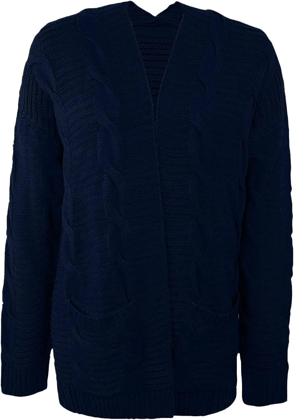 Cardigan Sweaters for Women Cable Knit Oversized Cardigans Aesthetic Open Front Chunky Cardigan Sweaters with Pockets
