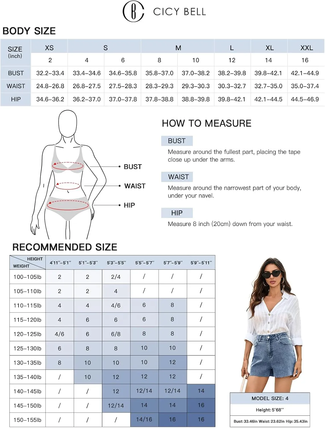 Cicy Bell Womens High Waisted Jean Shorts Summer Baggy Stretchy Straight Leg Raw Hem Mom Denim Shorts