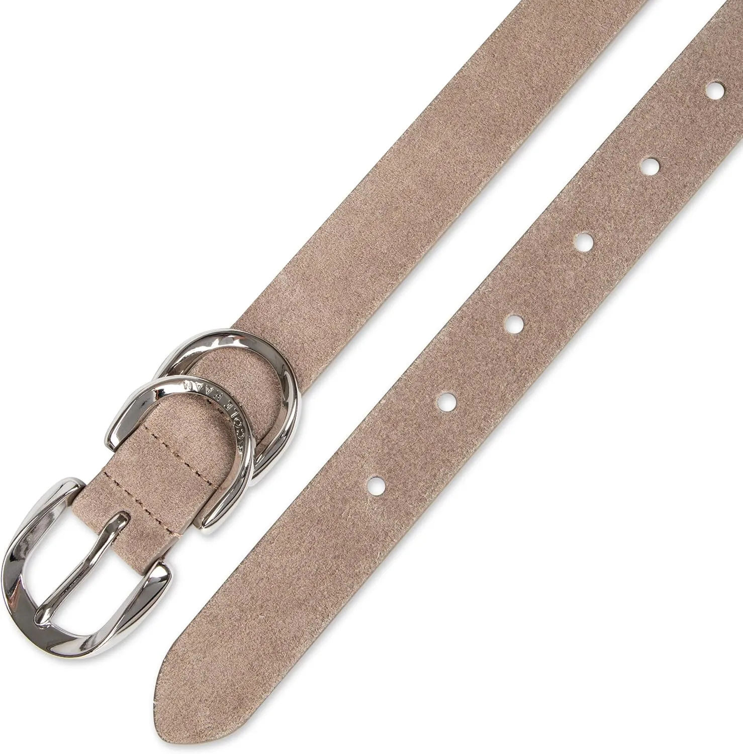 Cole Haan Women's Metal Loop Skinny Dress Belt