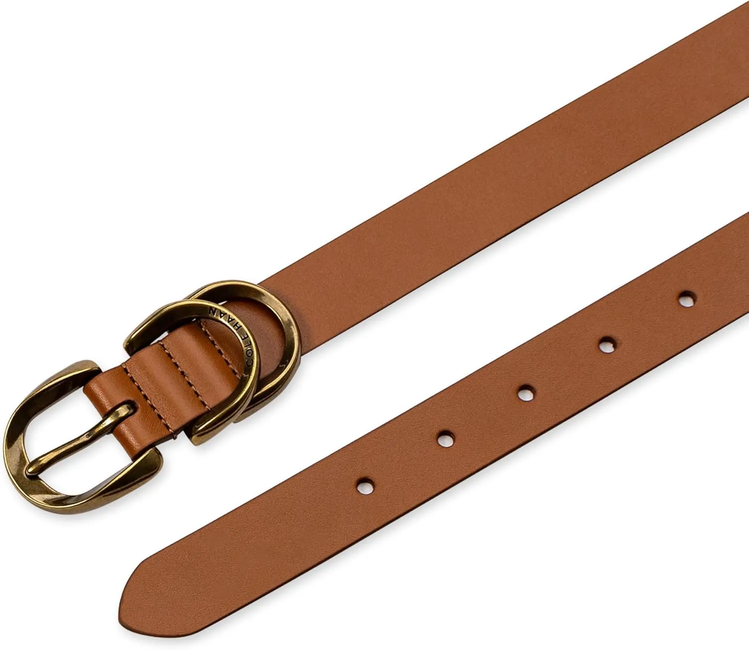 Cole Haan Women's Metal Loop Skinny Dress Belt