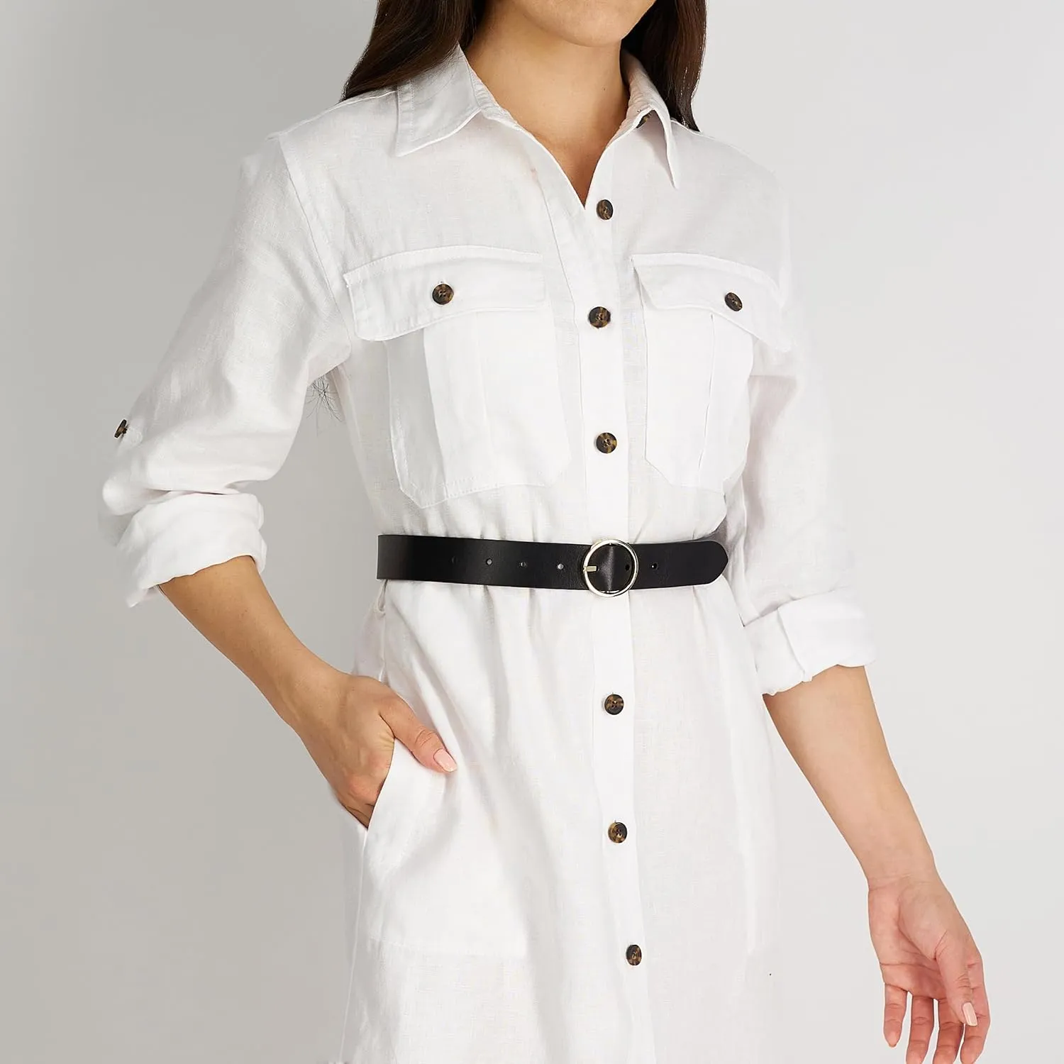 Cole Haan Women's Two-in-One Reversible Dress Belt