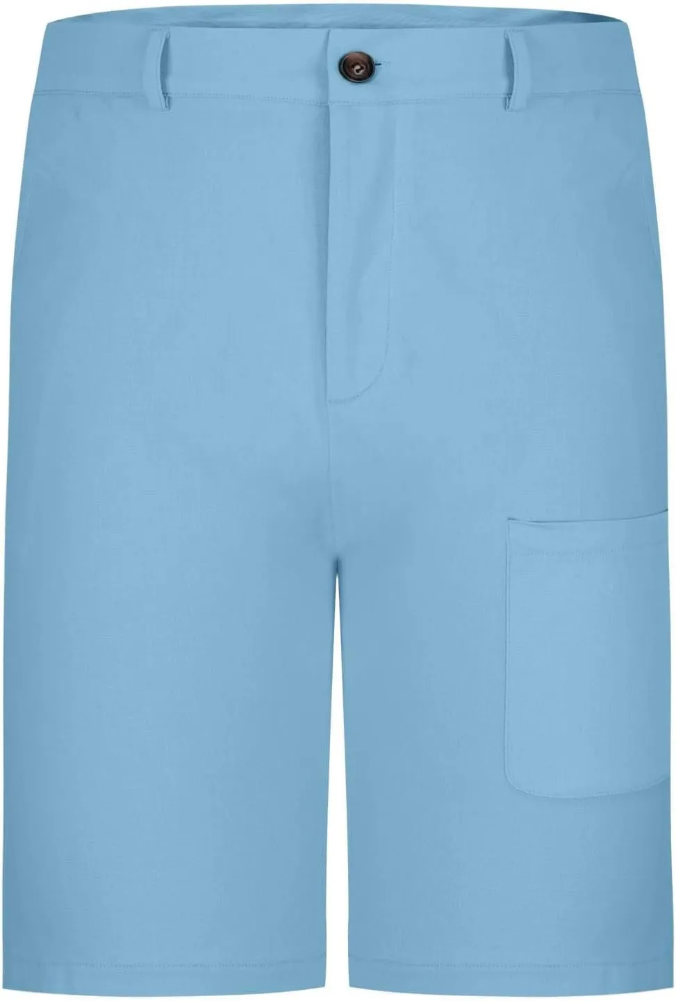 Cotton Linen Shorts Men Classic-Fit Solid Color Mid-Rise Jorts Baggy Casual Lounge Mens Short Pants with Pockets