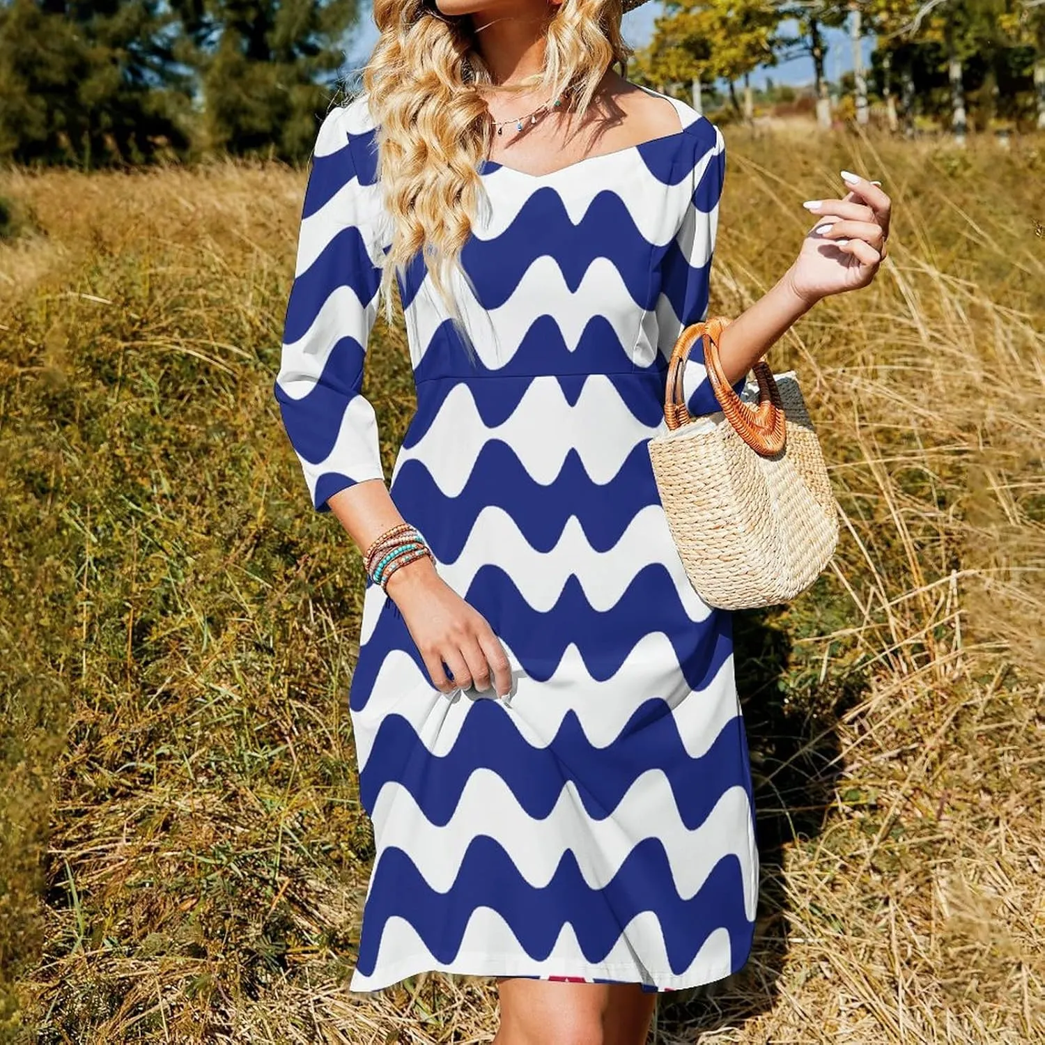 Dress Elegant Casual Long Dress British Indian Ocean Territory Flag Girls Summer Sunshine Beach Skirts for Womens M