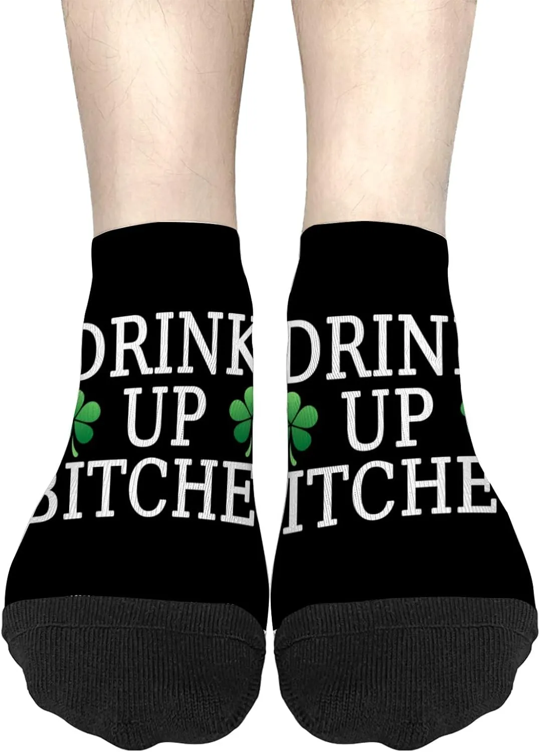 Drink Up Bitches Womens No Show Socks Low Cut Socks Men