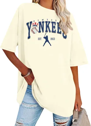 Game Day Shirt Baseball Shirts Women Oversized Baseball Team Graphic Tshirt Baseball Fan Shirt Casual Short Sleeve Tee Tops