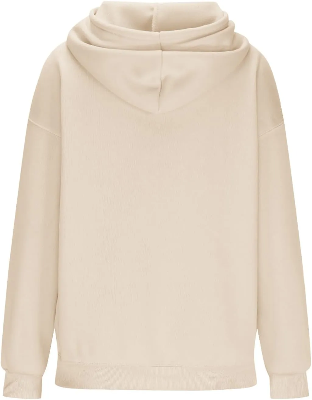 Hoodies For Women Long Sleeve Fleece Sweatshirts Clothes Drawstring Pullover Tops With Pockets Preppy Clothes 2024