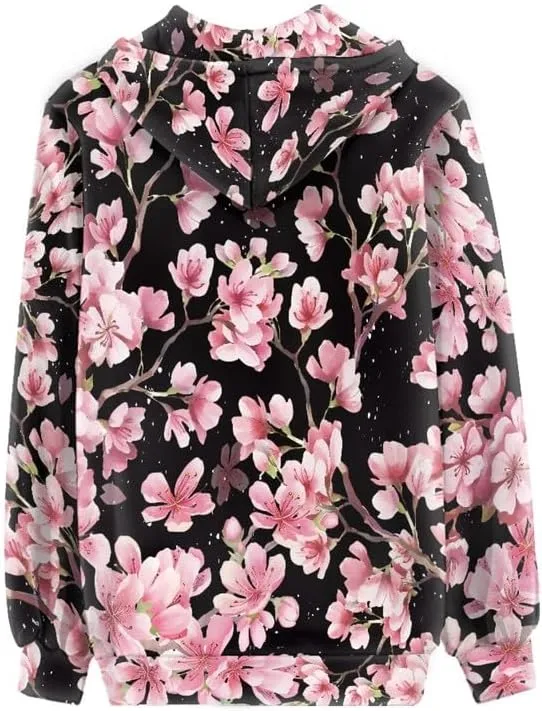 Irisjudy Chinese Loong Women Zip Up Hoodie Purple Skull Fall Outfits Pullover Hooded Hawaii Palm Tree Sweatshirt Running Coat