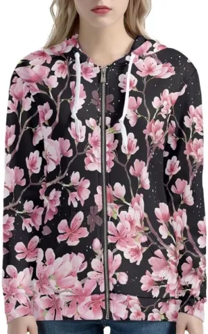 Irisjudy Chinese Loong Women Zip Up Hoodie Purple Skull Fall Outfits Pullover Hooded Hawaii Palm Tree Sweatshirt Running Coat