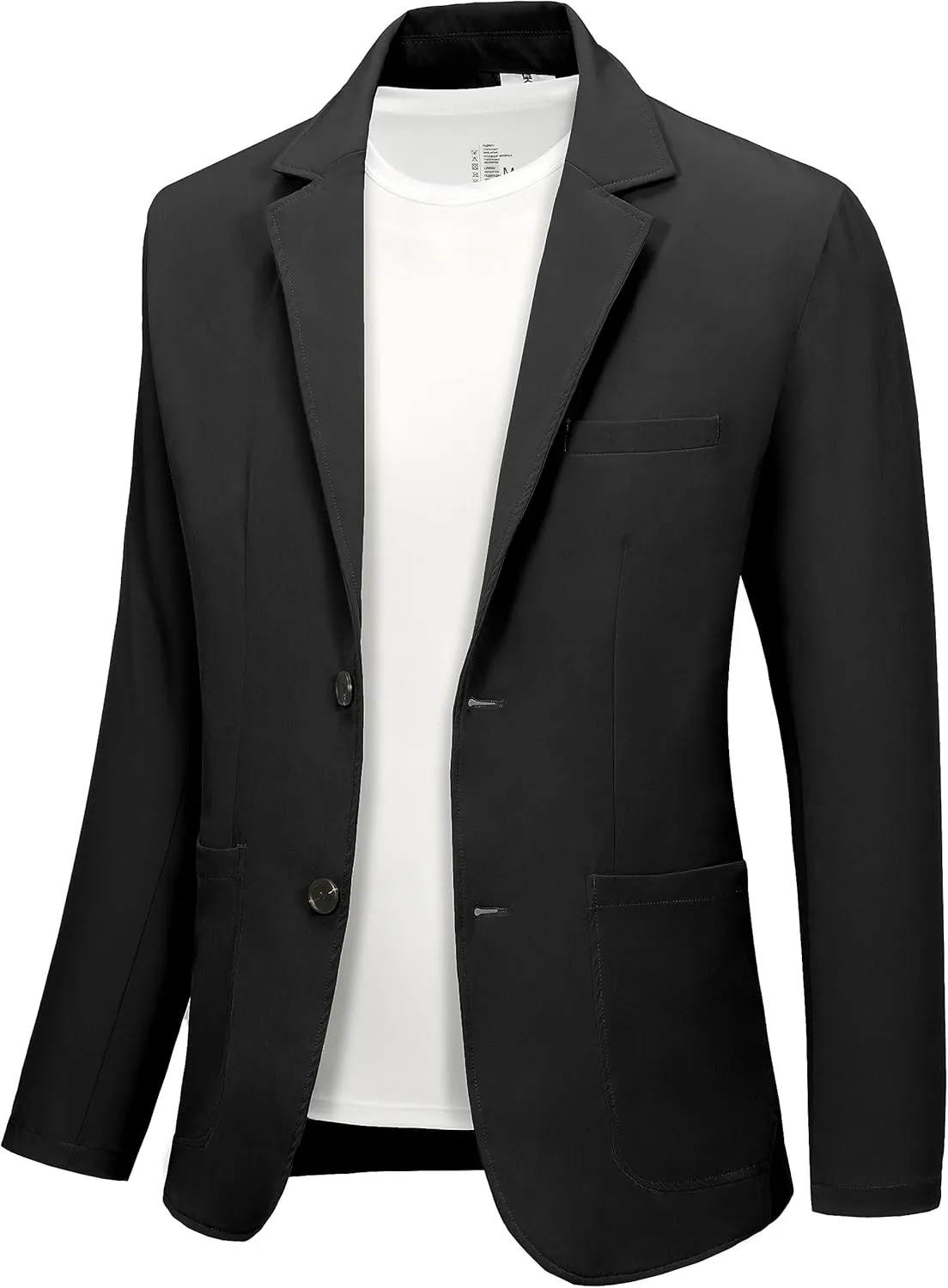 Little Donkey Andy Men's Casual Suit Blazer Jackets Slim Fit Business Lightweight Two Button Sport Coat