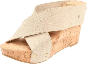Lucky Brand Women's MILLER2, Natural Base, 5.5 M US