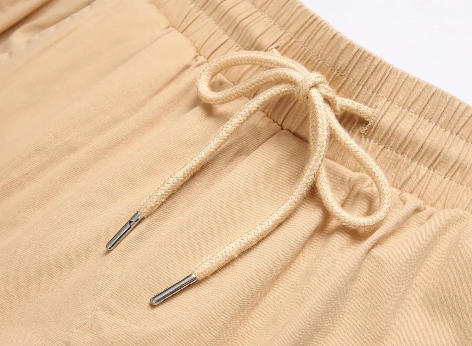 Mens Casual Cargo Joggers Pants Elastic Waist Slim Fit Stretch Chino Work Pants Twill Track Sweatpants Trousers