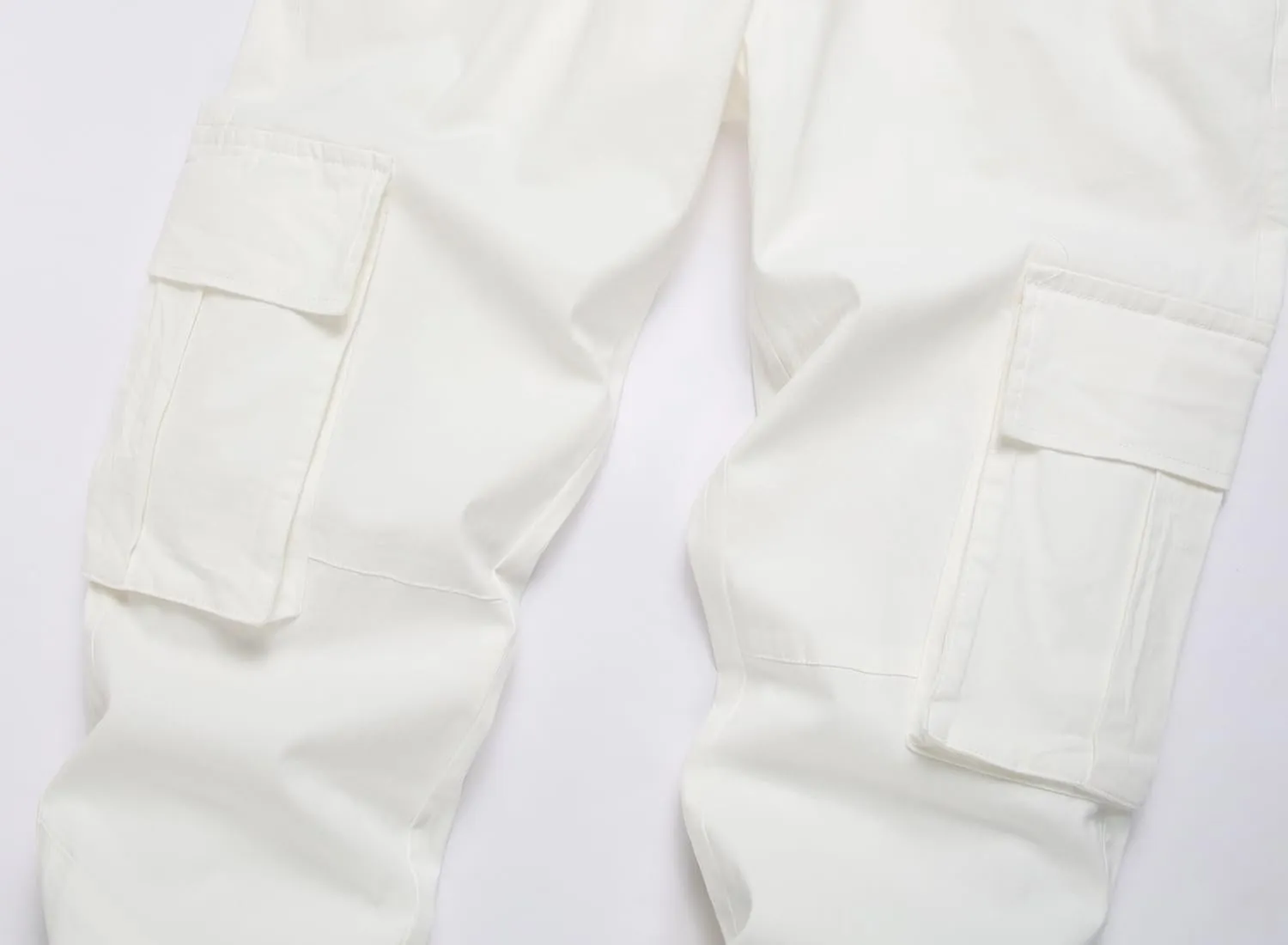 Mens Casual Cargo Joggers Pants Elastic Waist Slim Fit Stretch Chino Work Pants Twill Track Sweatpants Trousers