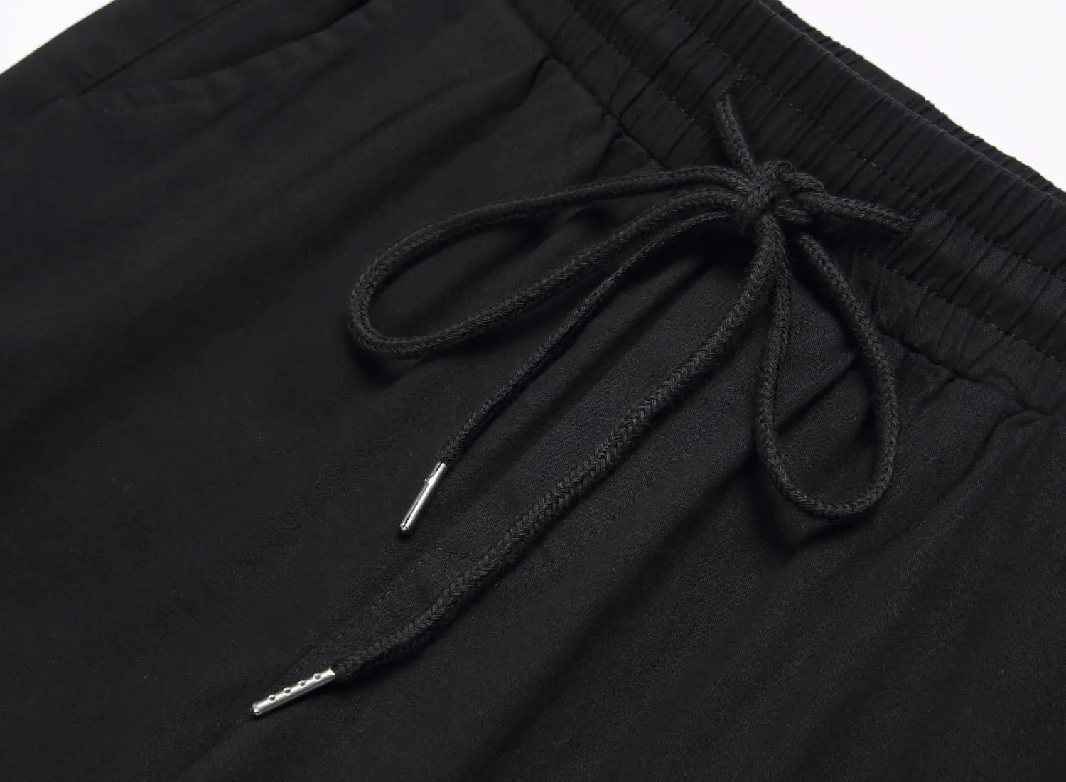 Mens Casual Cargo Joggers Pants Elastic Waist Slim Fit Stretch Chino Work Pants Twill Track Sweatpants Trousers