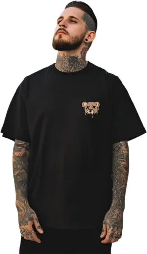Men's Cotton Short Sleeve Tees Soft Fashion Print T-Shirts Casual Graphic Crewneck Tops