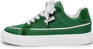 Men's Skate Lightweight Low Top Canvas Sneakers Breathable Flat Walking Shoes
