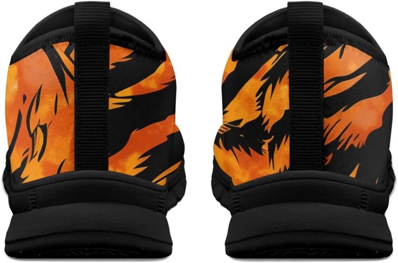 Mens Slip On Tennis Shoes Funny Print Comfortable Work Shoes for Men