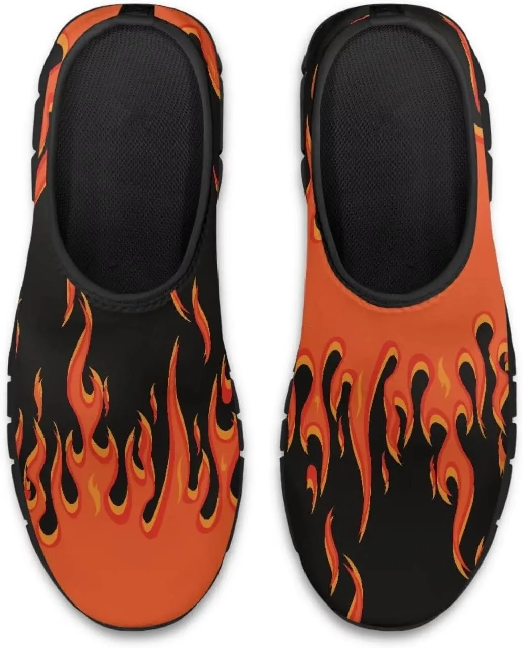 Mens Slip On Tennis Shoes Funny Print Comfortable Work Shoes for Men