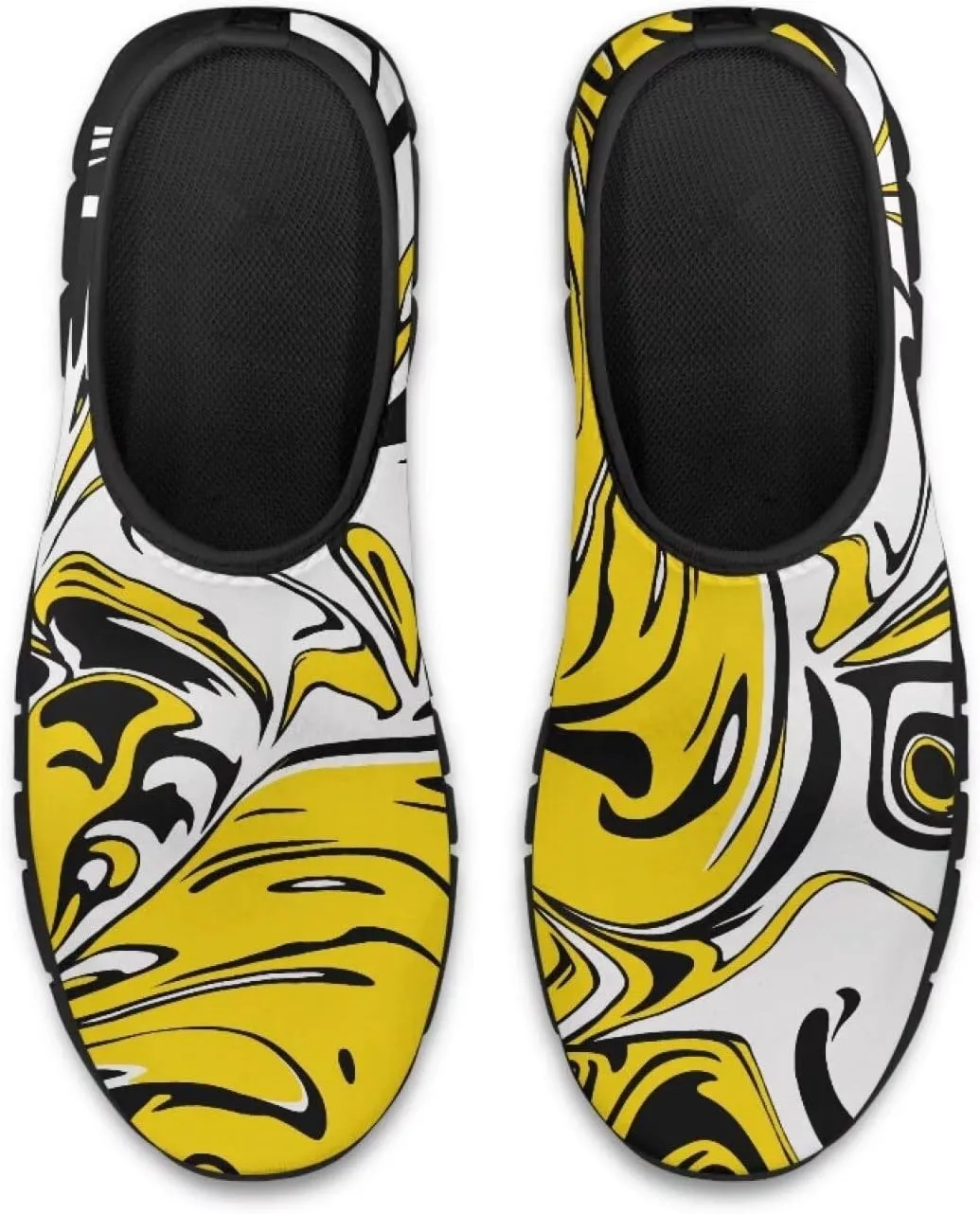 Mens Slip On Tennis Shoes Funny Print Comfortable Work Shoes for Men