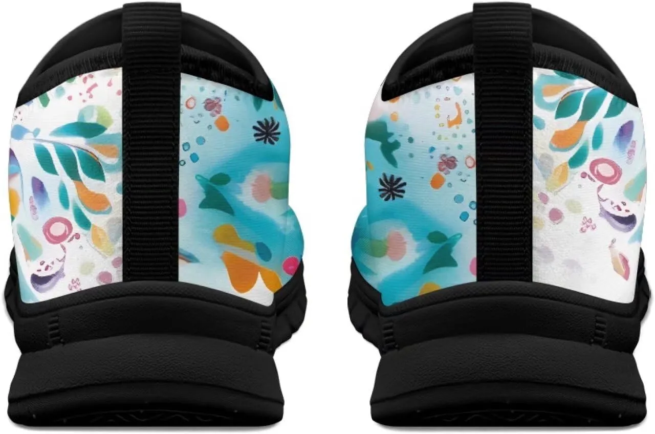 Mens Slip On Tennis Shoes Funny Print Comfortable Work Shoes for Men