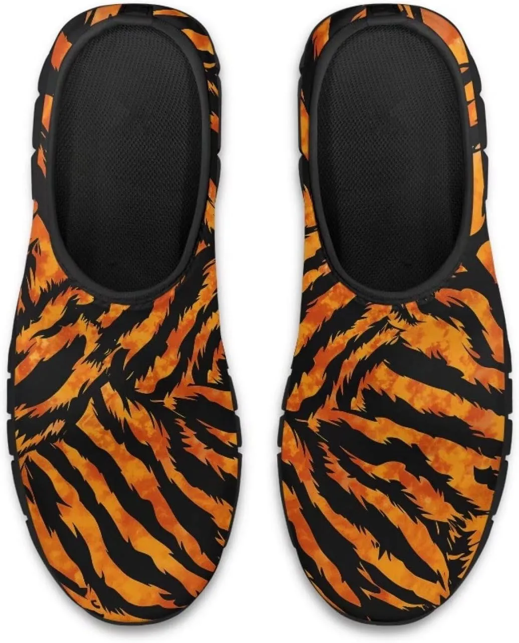 Mens Slip On Tennis Shoes Funny Print Comfortable Work Shoes for Men