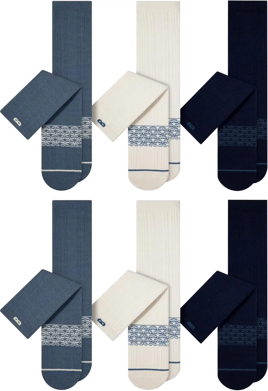 Pair of Thieves Men's Athletic Cotton Crew Socks - 6 Pack Cushioned Comfort Socks for Sports, Work & Casual Wear