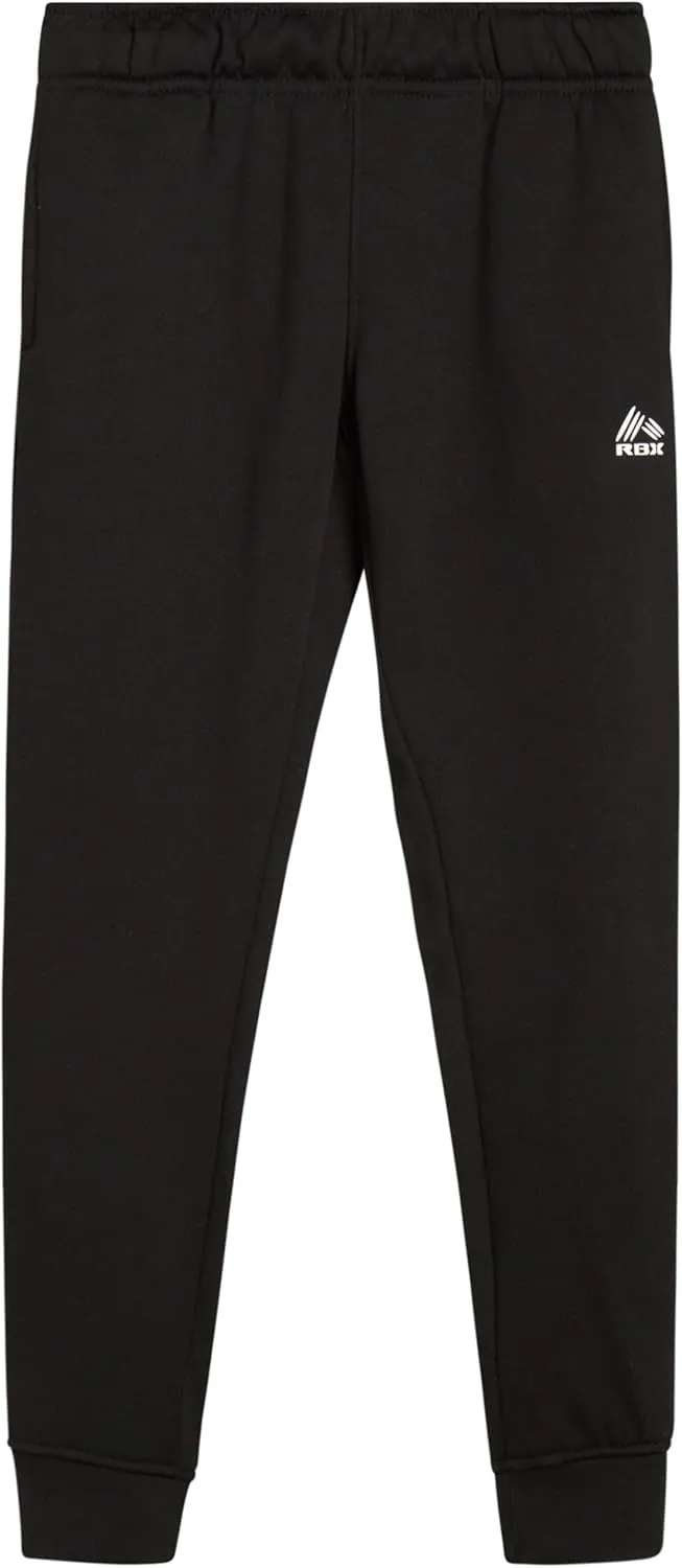 RBX Girls' Sweatpants - 2 Pack Active Fleece Joggers (Size: 4-16)