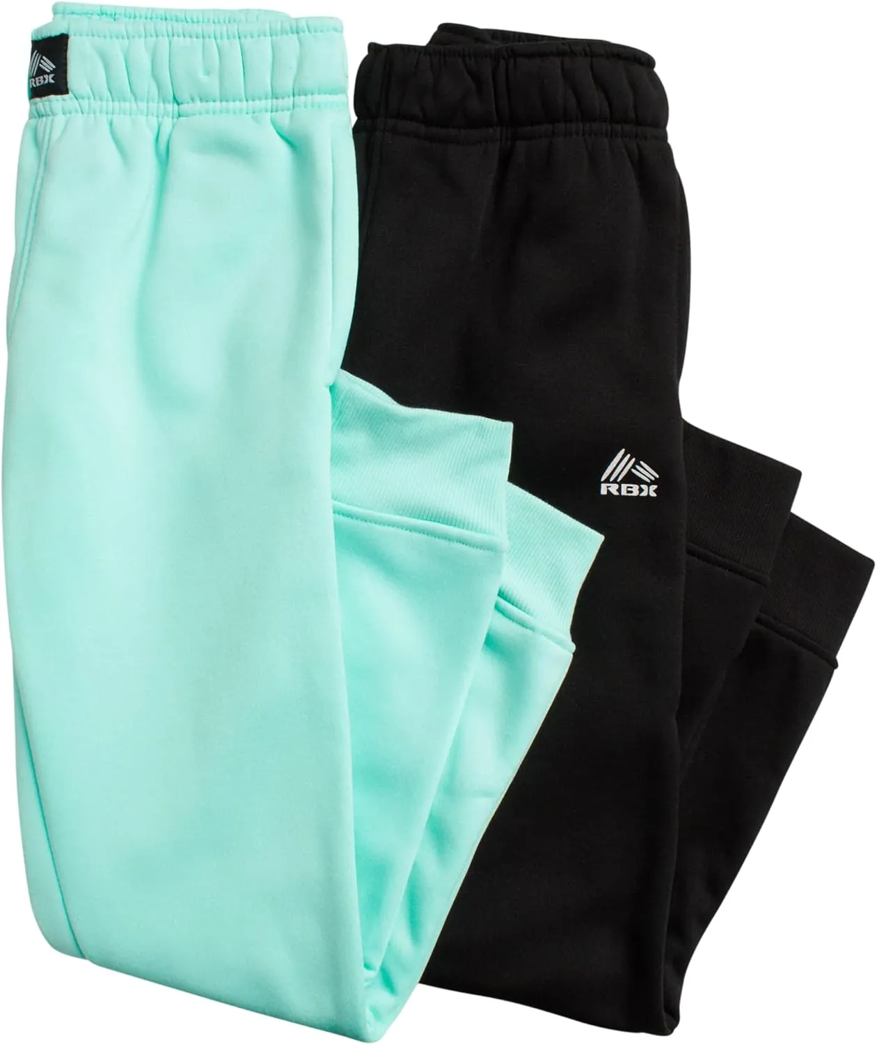 RBX Girls' Sweatpants - 2 Pack Active Fleece Joggers (Size: 4-16)