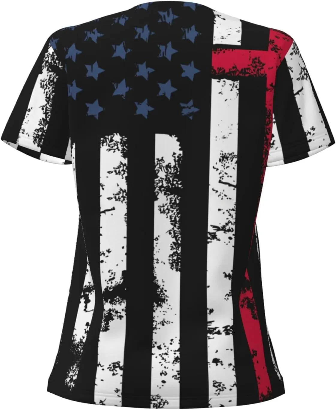 Retro American Football Womens Deep v Neck T-Shirts Short Sleeve Shirts Casual Tee Tops Slim Fit T-Shirt