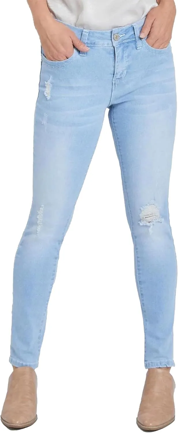 Royalty For Me Womens YMI Jeans Women's Wannabettabutt Mid Rise Skinny Jean