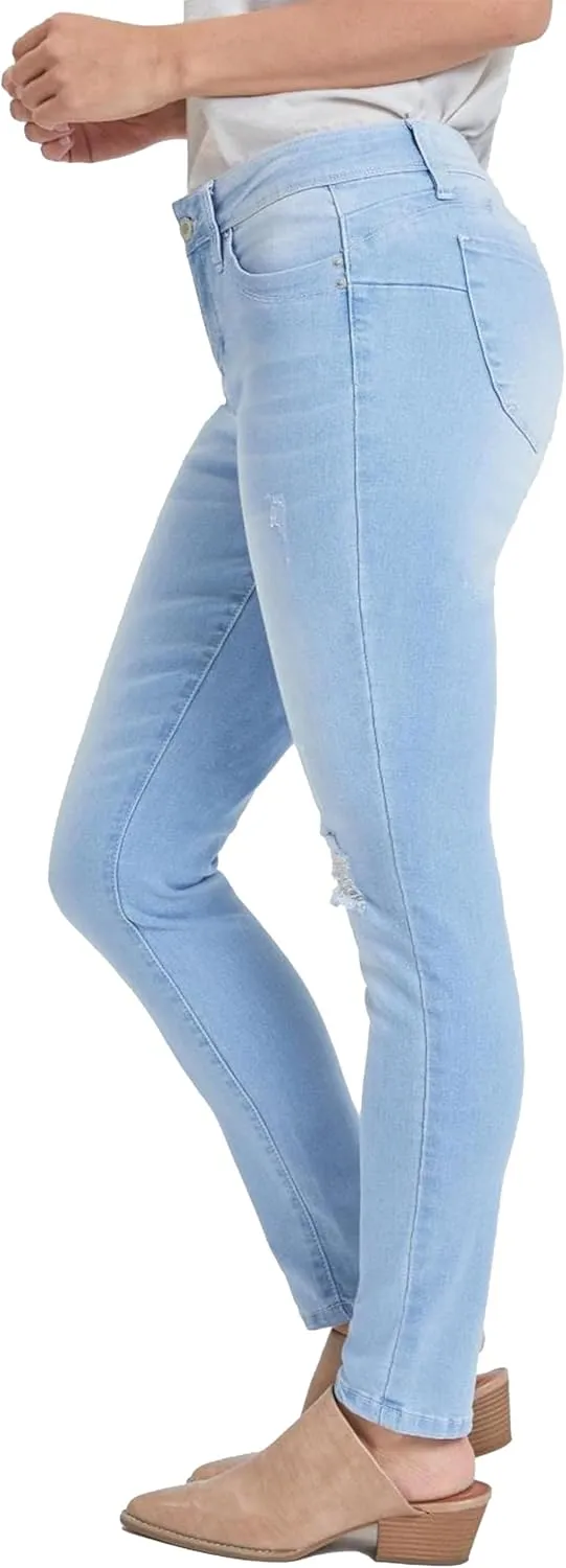Royalty For Me Womens YMI Jeans Women's Wannabettabutt Mid Rise Skinny Jean