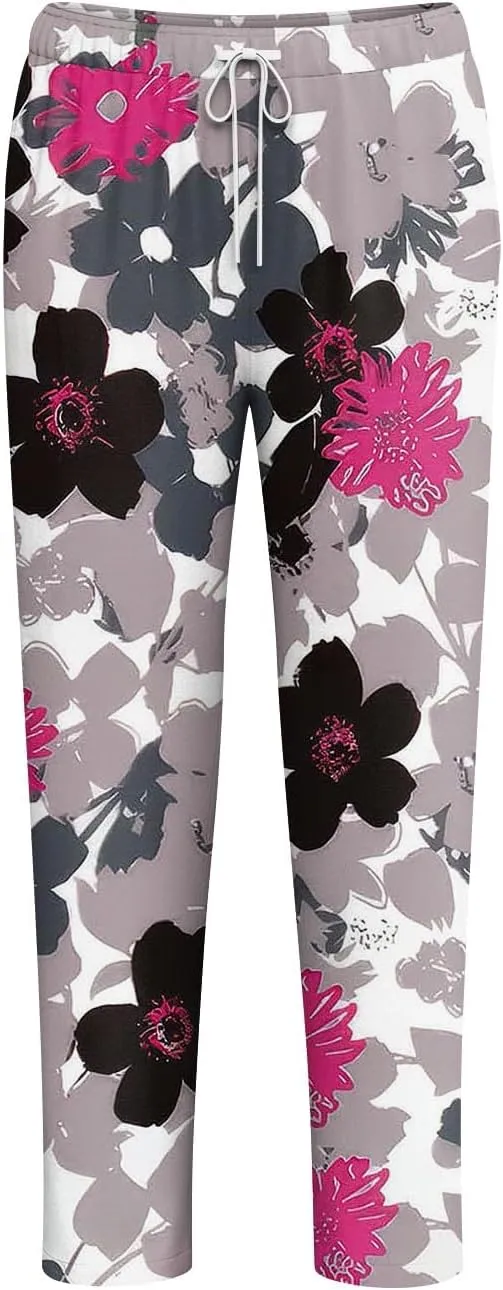 Scrubs for Women Set Jogger Nursing Uniform Stretch V-Neck Short Sleeve Top Cute Floral Animal Print Pants