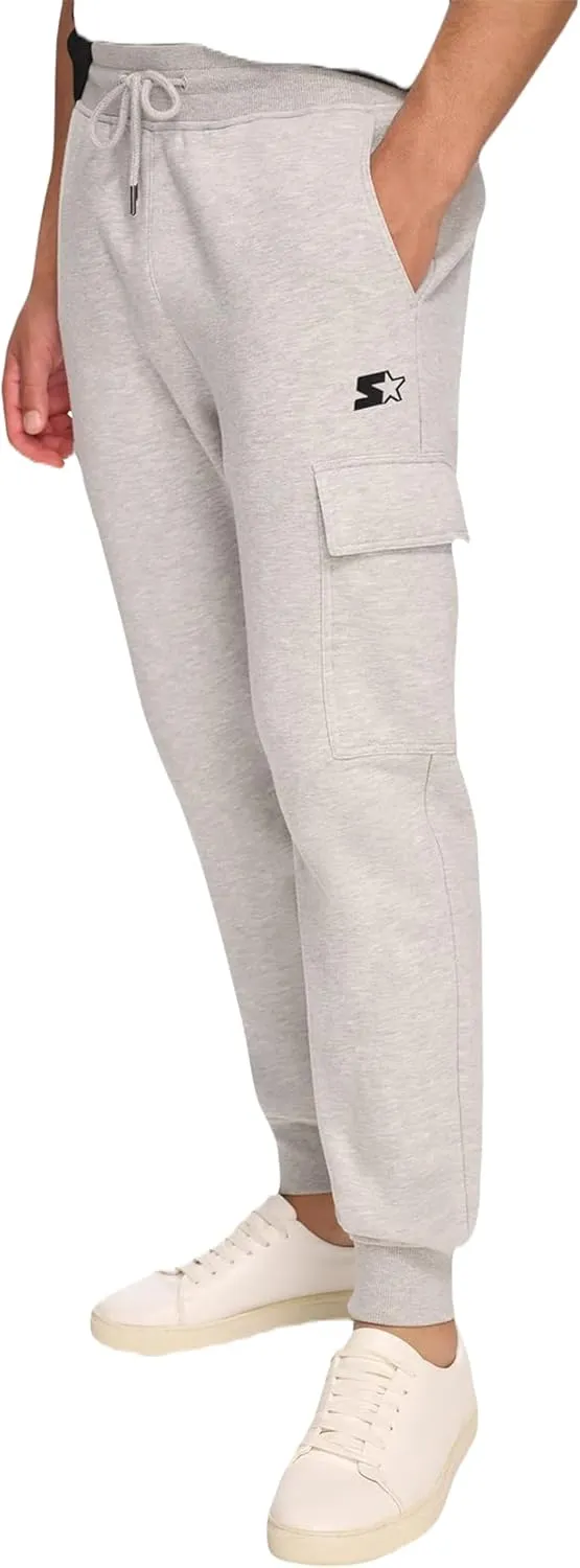 Starter Men's Embriodered Fleece Cargo Jogger