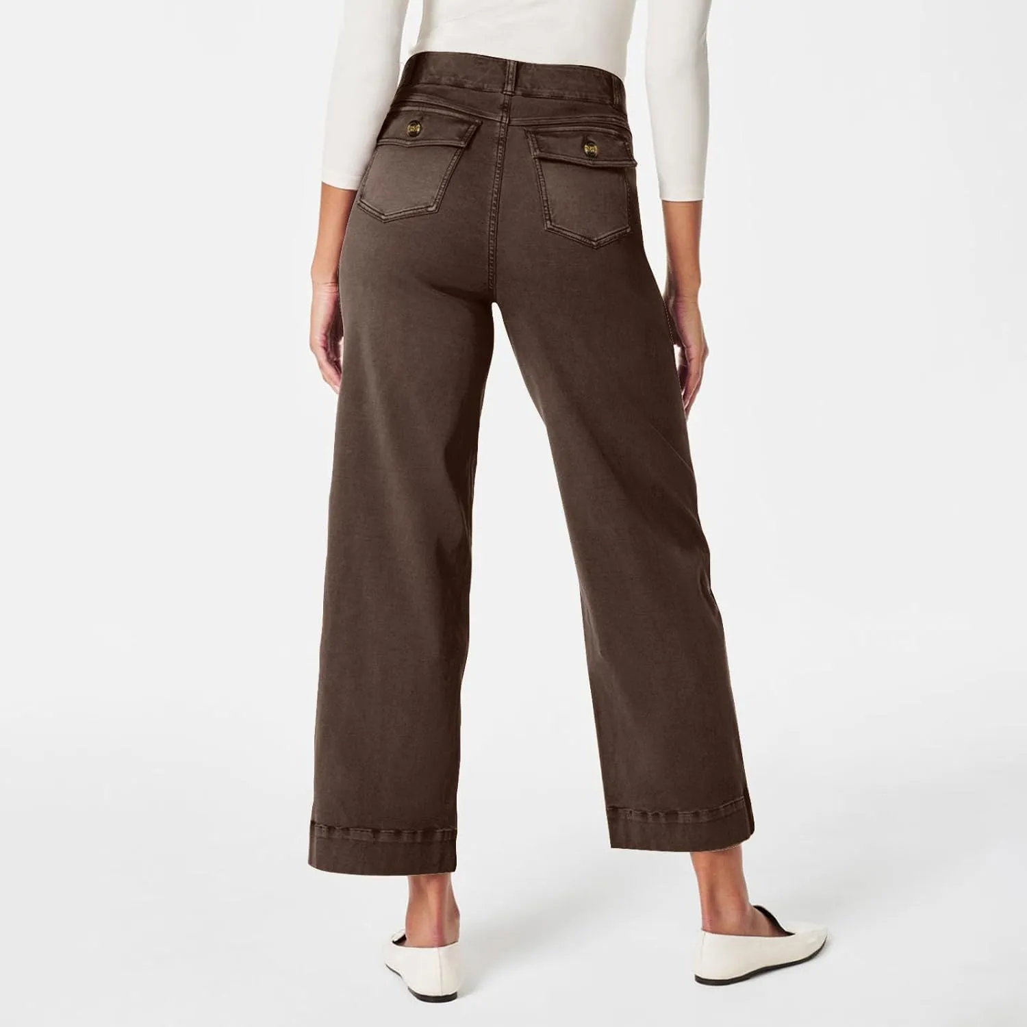 Straight Leg Jeans for Women High Stretch Bootcut Denim Pants Colorful Classic Ankle Jeans with Slant Pockets