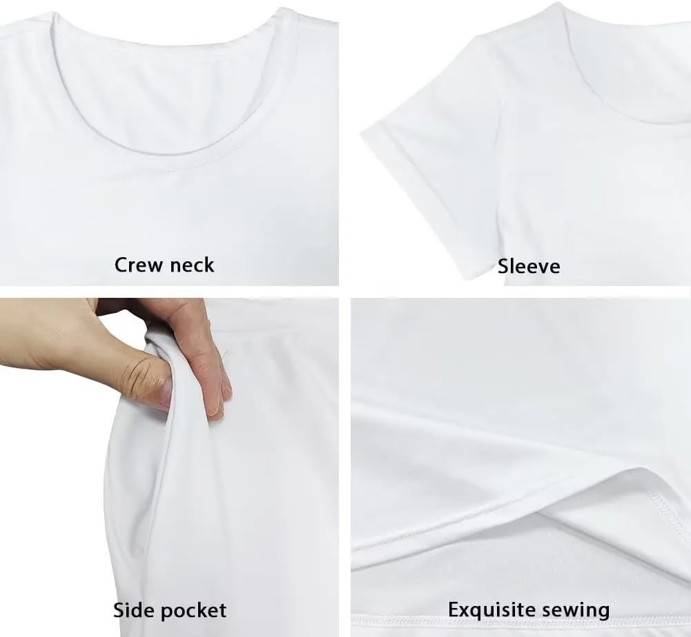 Summer Knee-Length Dresses for Girls 2-14 Years Old Machine Washable and Wrinkle-Resistant