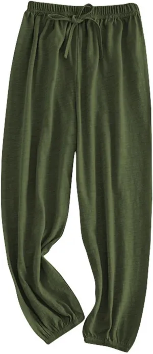 Toddler Baggy Wide Leg Dance Pants Cotton Solid Soft Sweatpants Youth Teen Girls Kids Elastic Waist Casual Jogger