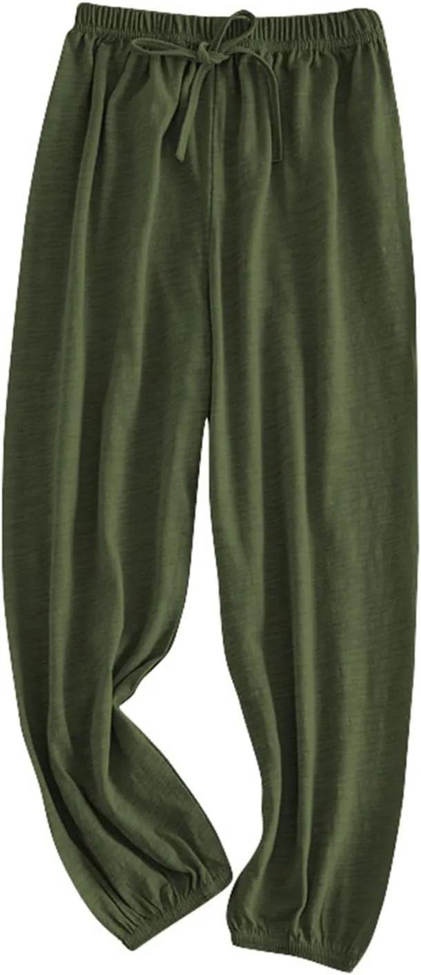 Toddler Baggy Wide Leg Dance Pants Cotton Solid Soft Sweatpants Youth Teen Girls Kids Elastic Waist Casual Jogger