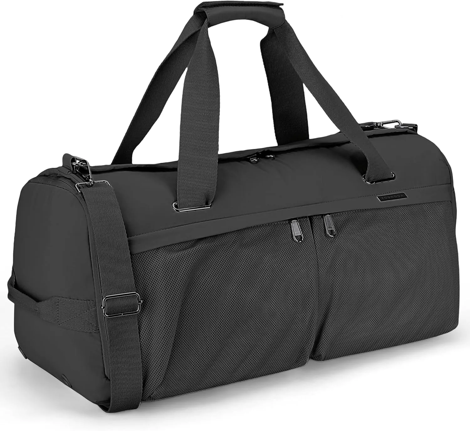 Travel Duffle Bag,Weekender Bags for Women with Shoe CompartmentCarry on Overnight Bag Gym Duffel Bag (black)