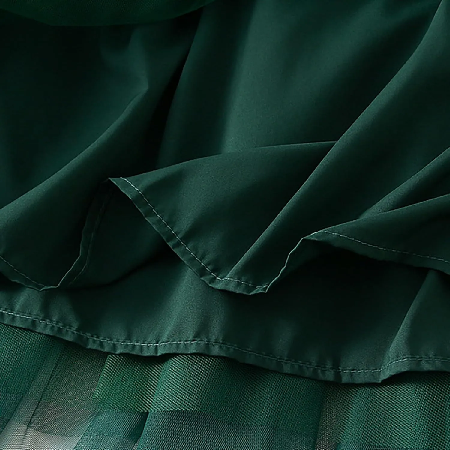 Tulle Skirts for Women Fairy Tutu Tiered Elastic Waist A Line Midi Skirt Casual Ruffles Layered Mesh Party Long Skirts