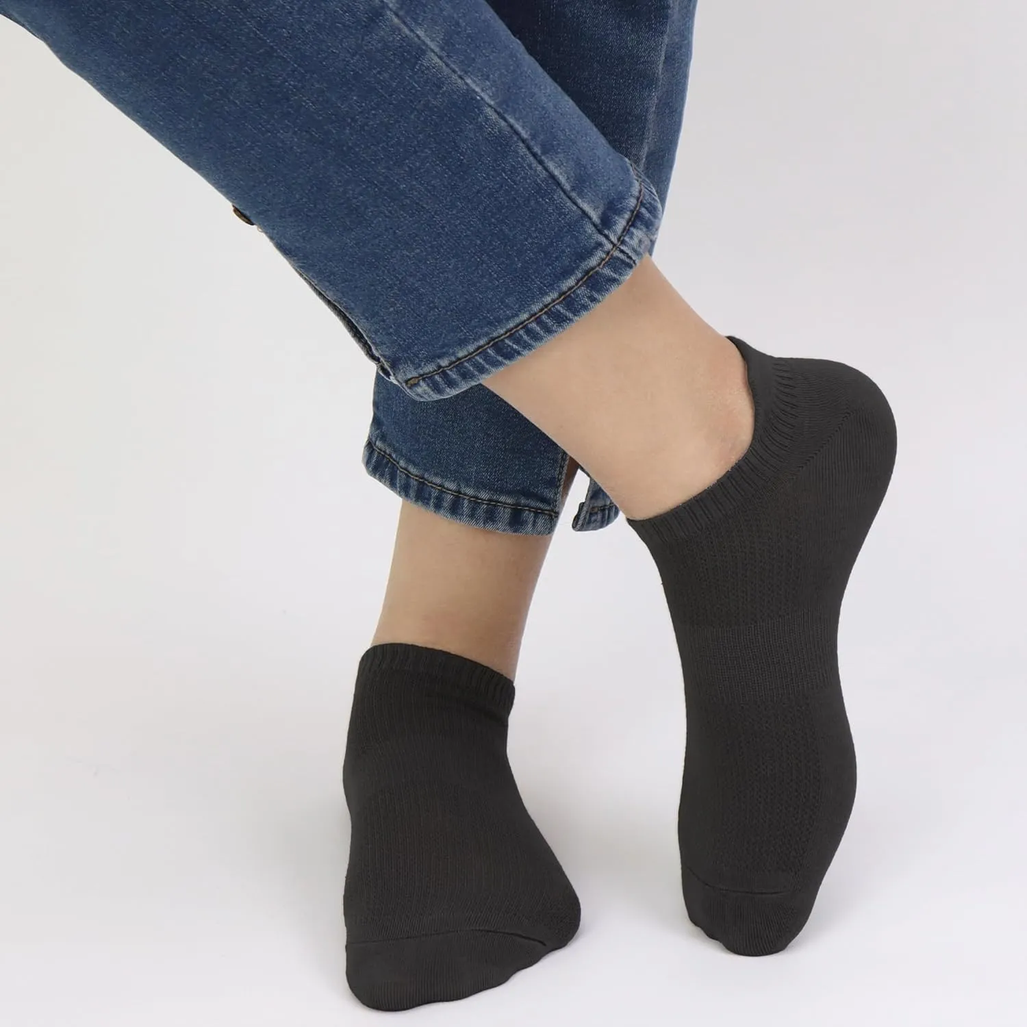 Women No Show Viscose Bamboo Socks Arch Support Thin Low Cut Bulk Breathable Soft Family Wholesale 50 Pairs