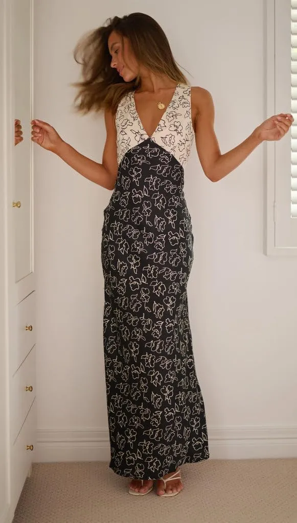 Women Sexy Spaghetti Strap Patchwork Maxi Dress Off Shoulder Hollow Out Long Dress Y2k Bodycon Backless Night Party Dress