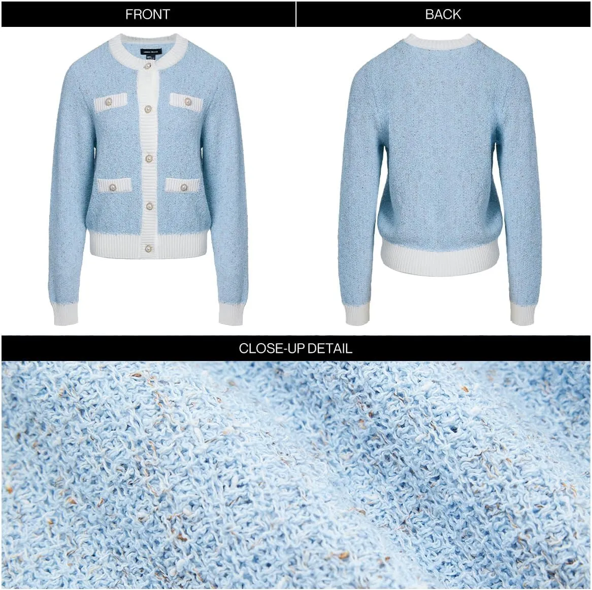 Women's Cardigan Sweaters Open Front Pearl Button Down Long Sleeve Casual Lightweight Knit Trendy Fall Outfits