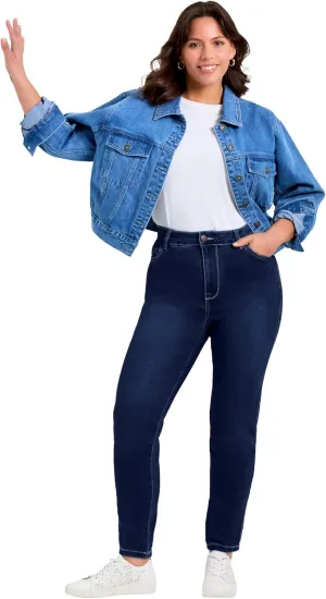 Women's Plus Size Petite Butter Denim Skinny Jean