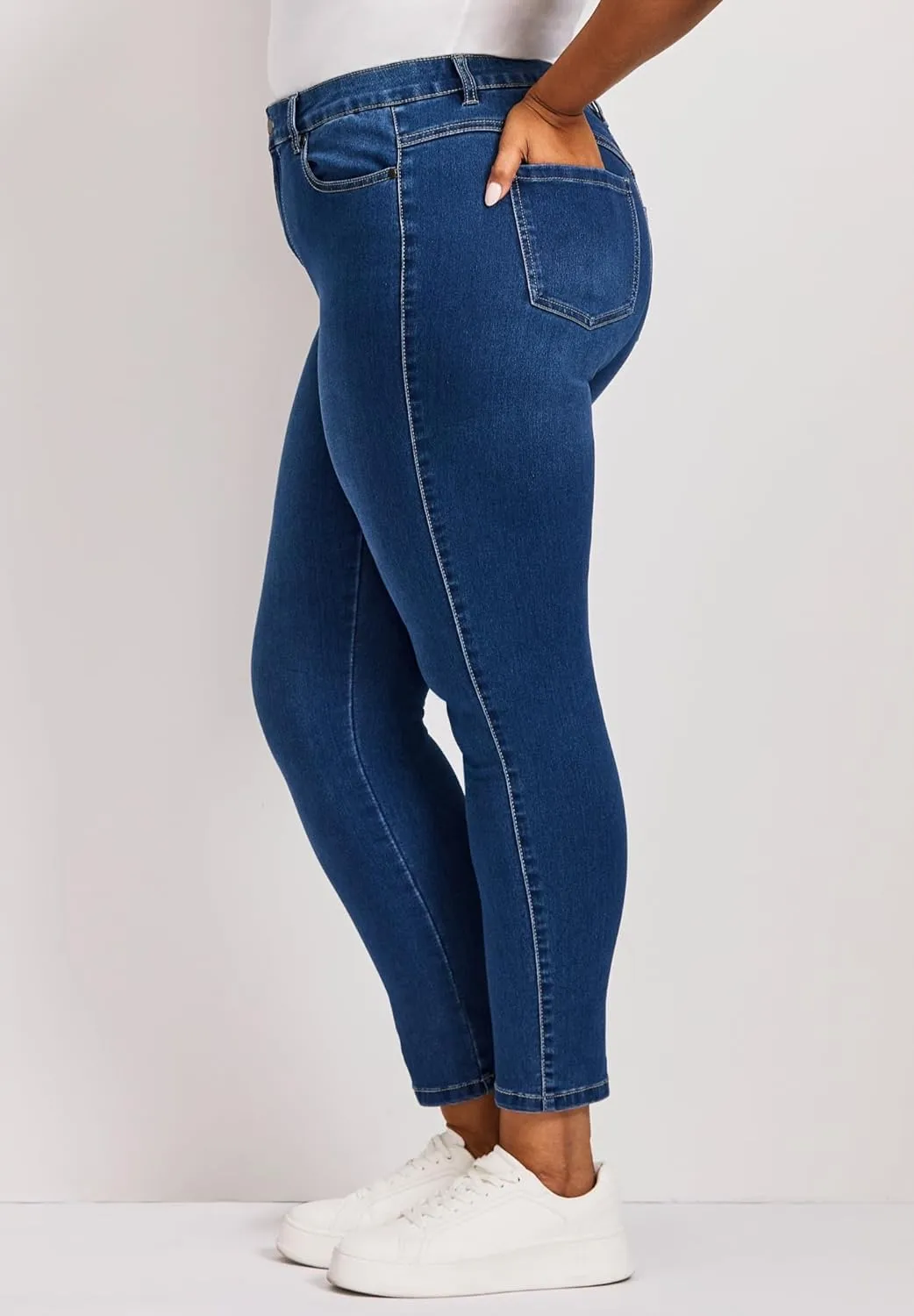 Women's Plus Size Tall Butter Denim Skinny Jean