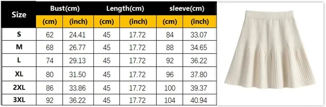 Women's Solid Color Pleated Knit Skirt Stretch High Waist Solid Color Office Mini Skirts